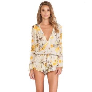 Merritt Charles Floral Romper size Small